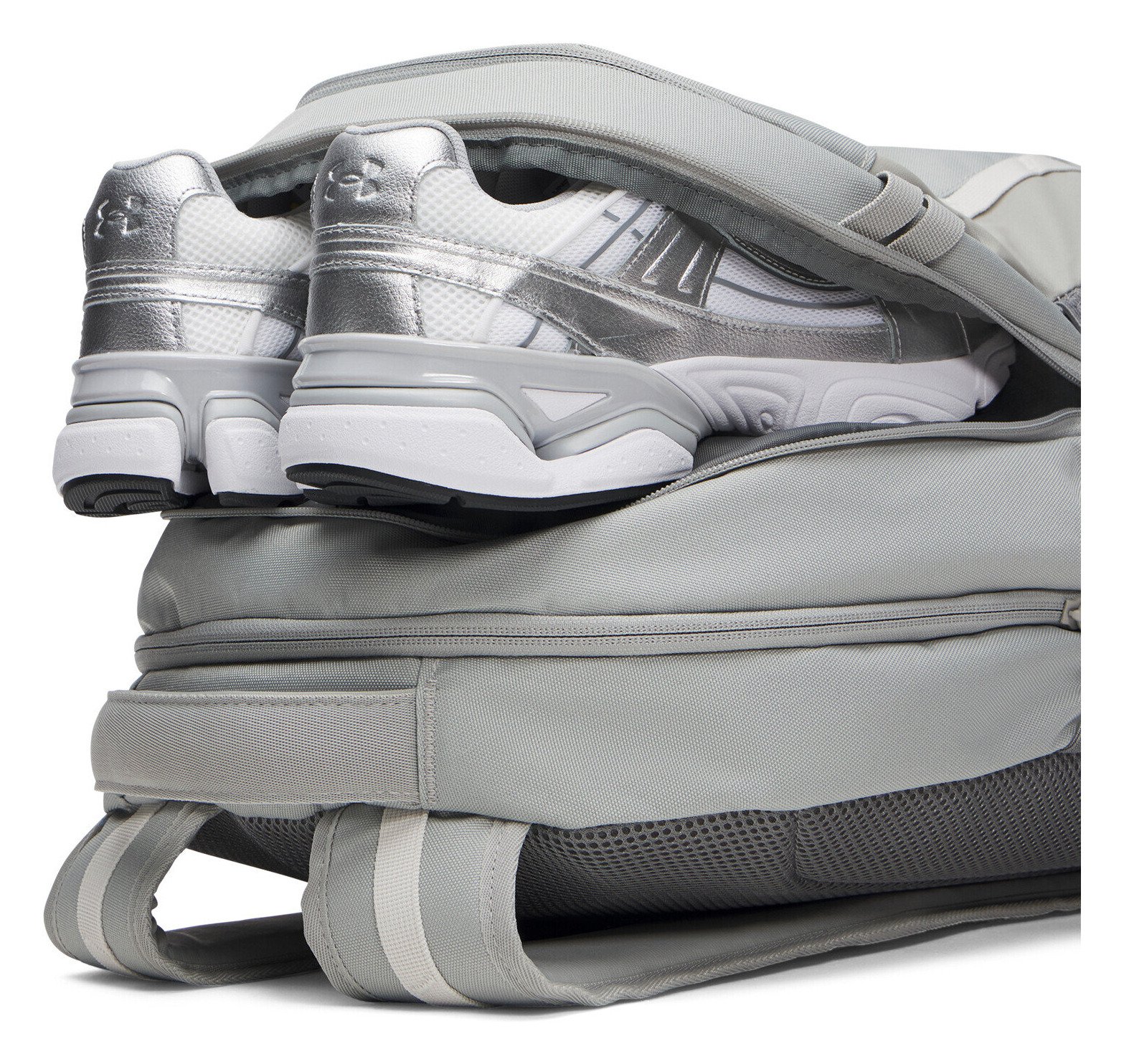 Under Armour Hustle 6.0 Backpack unisex rugzak, titanium