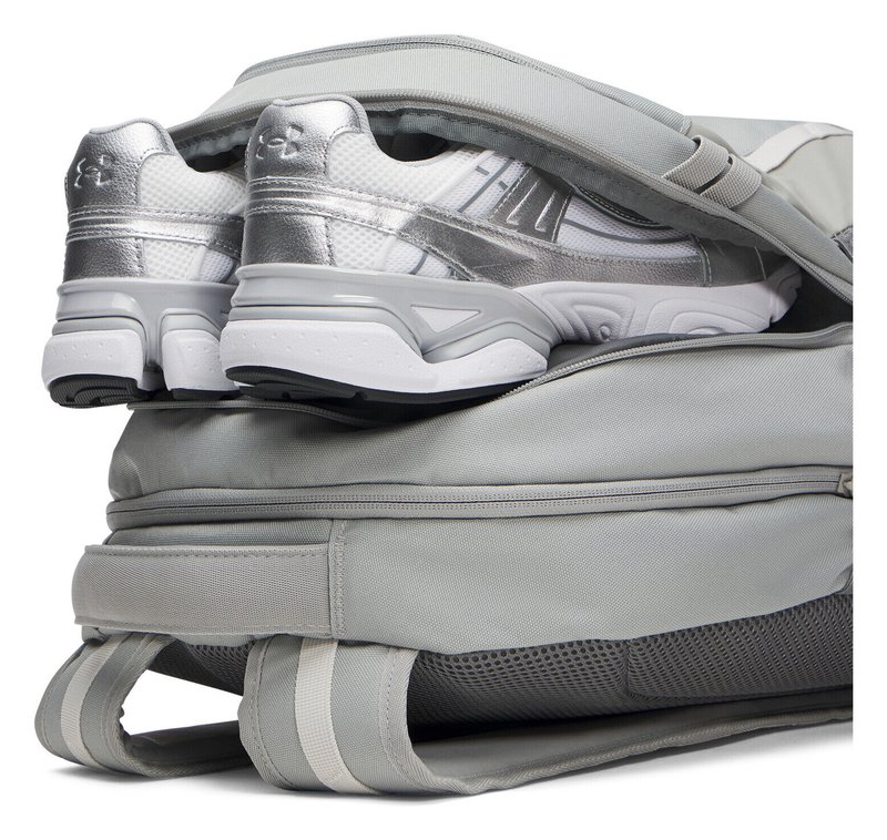 Under Armour Hustle 6.0 Backpack unisex rugzak, titanium