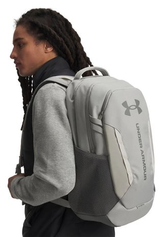 Under Armour Hustle 6.0 Backpack unisex rugzak, titanium