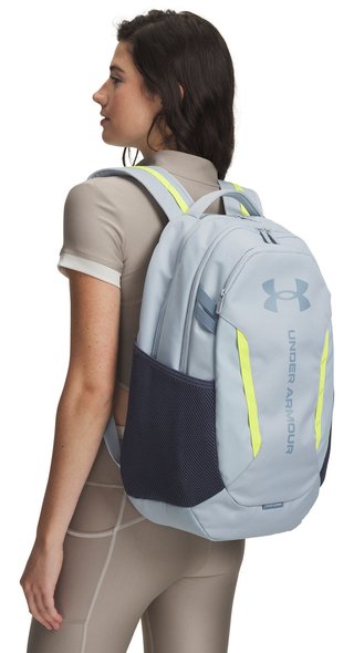 Under Armour Hustle 6.0 Backpack unisex, blauw mist/grijs