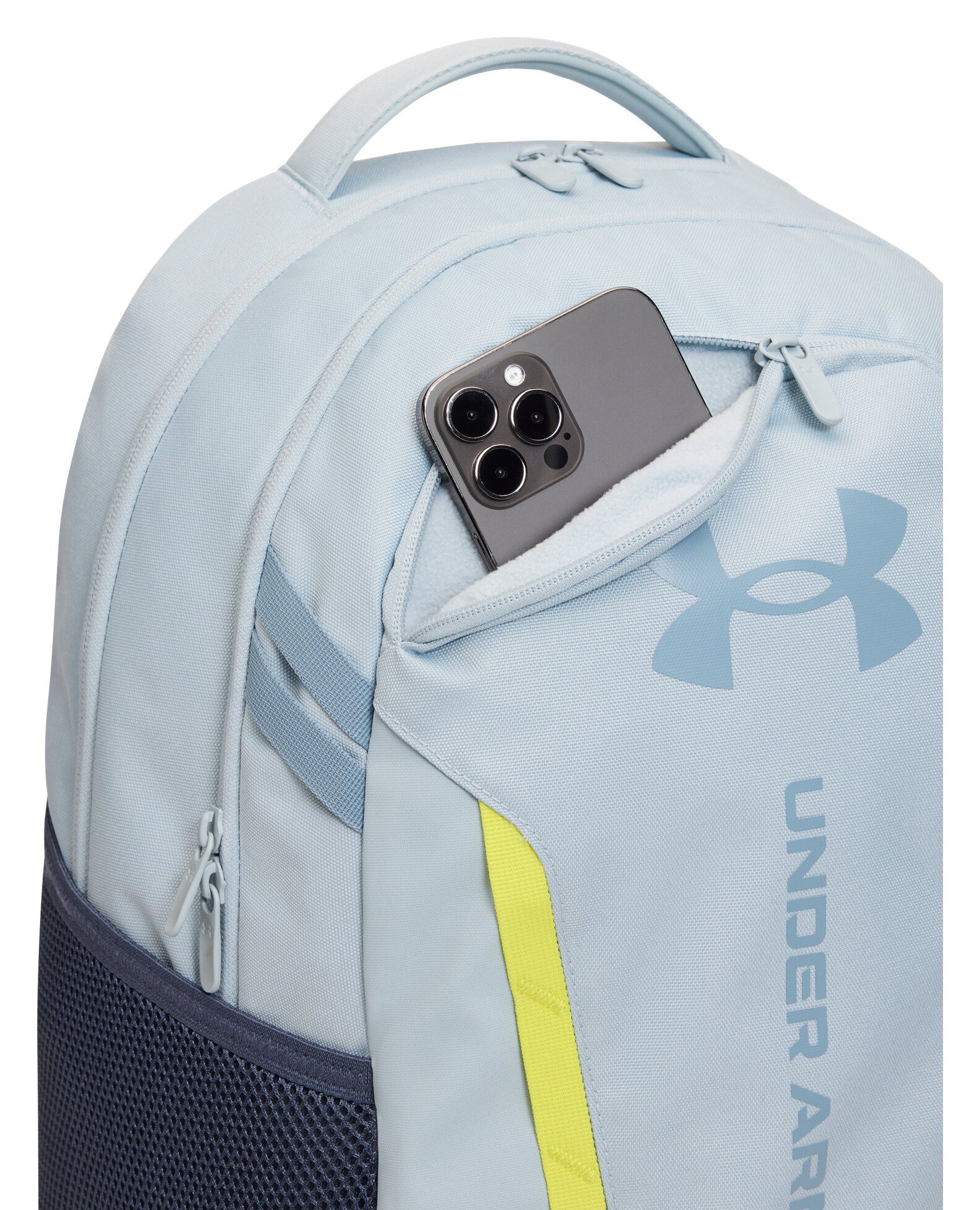 Under Armour Hustle 6.0 Backpack unisex, blauw mist/grijs
