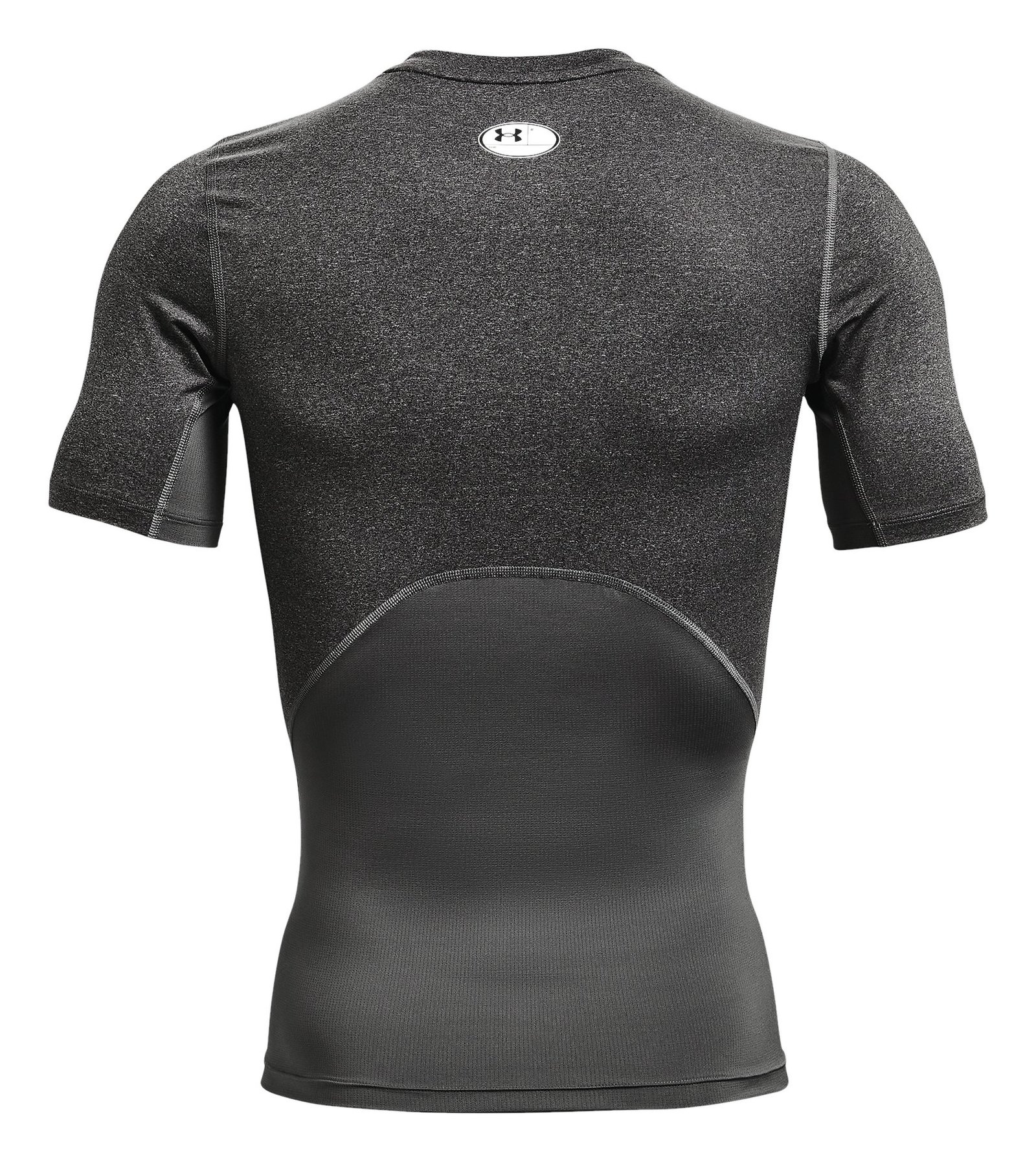Under Armour HeatGear heren compressietop, carbon heather