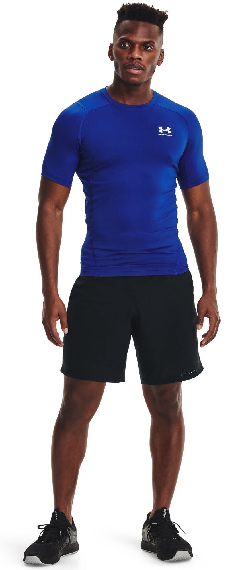 Under Armour HeatGear heren compressietop, royal