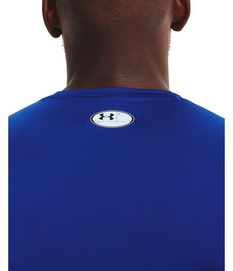 Under Armour HeatGear heren compressietop, royal