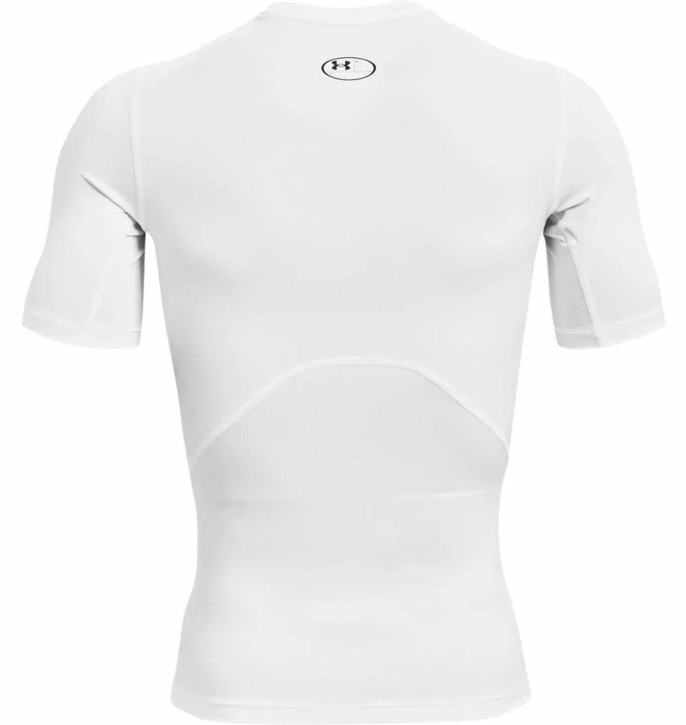 Under Armour HeatGear heren compressietop, wit