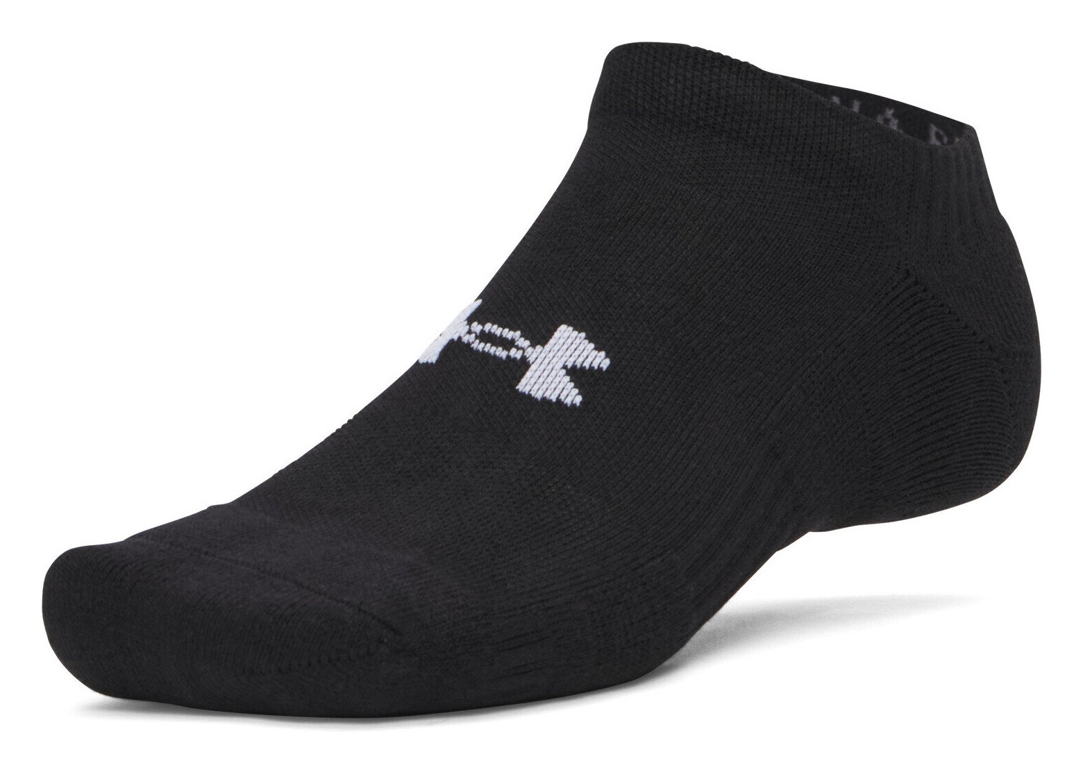 Under Armour Performance Cotton unisex sokken (3pack), ultimate black/white
