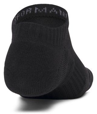 Under Armour Performance Cotton unisex sokken (3pack), ultimate black/white