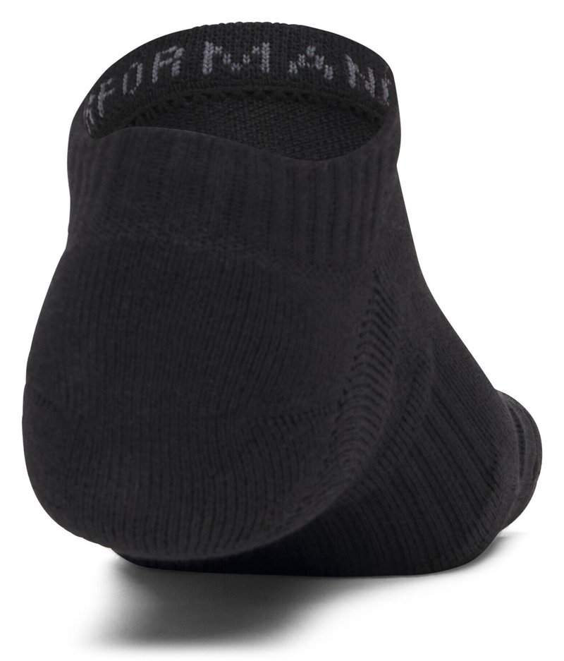 Under Armour Performance Cotton unisex sokken (3pack), ultimate black/white