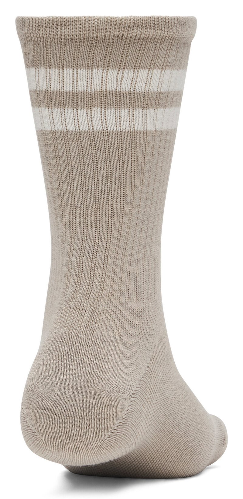 Under Armour Essential Crew unisex sokken (6 pack), timberwolf taupe/wit/stone