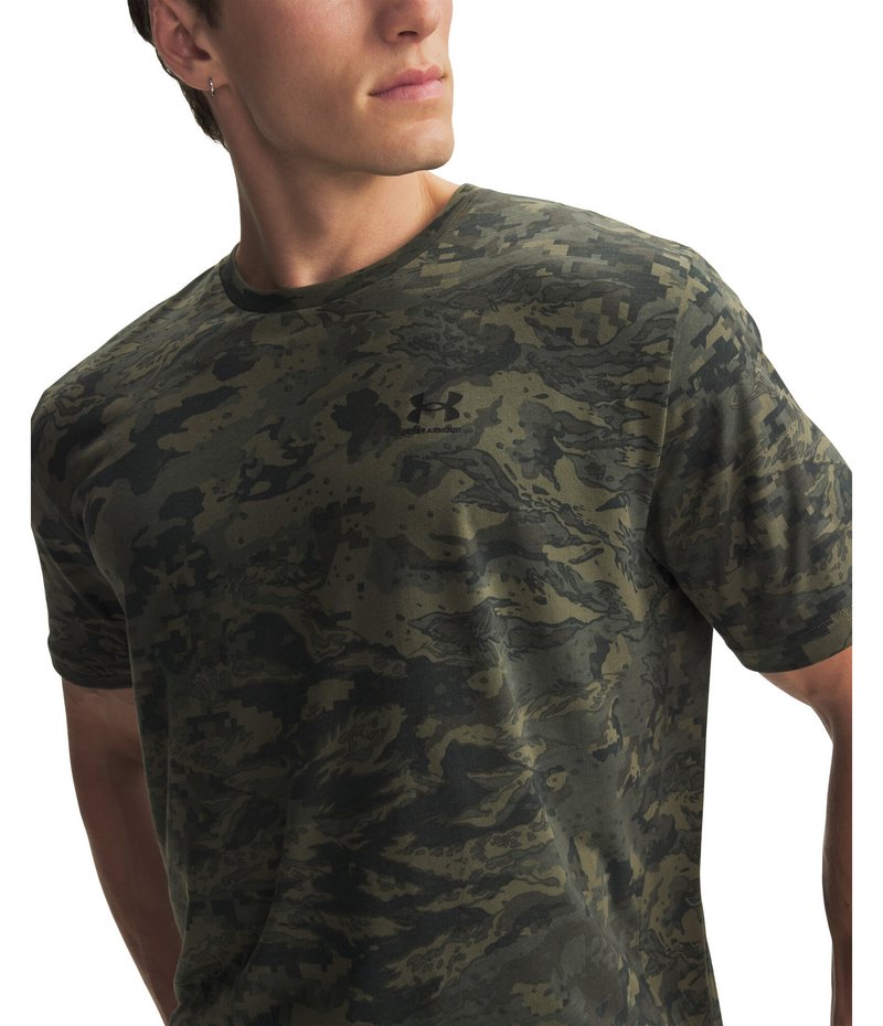 Under Armour ABC Camo SS heren t-shirt, marine OD green/zwart