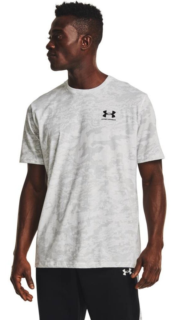 Under Armour ABC Camo SS heren t-shirt, wit/zwart