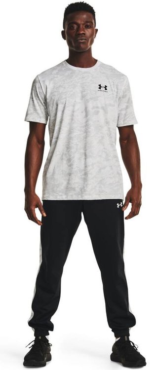 Under Armour ABC Camo SS heren t-shirt, wit/zwart