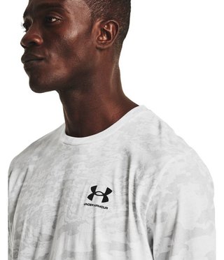 Under Armour ABC Camo SS heren t-shirt, wit/zwart