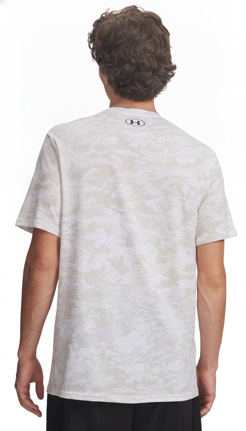 Under Armour ABC Camo SS heren t-shirt, wit/zwart
