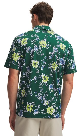 Under Armour Matchplay Printed heren polo, campus ivy