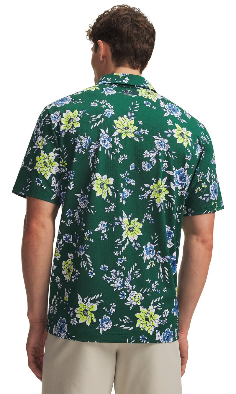 Under Armour Matchplay Printed heren polo, campus ivy