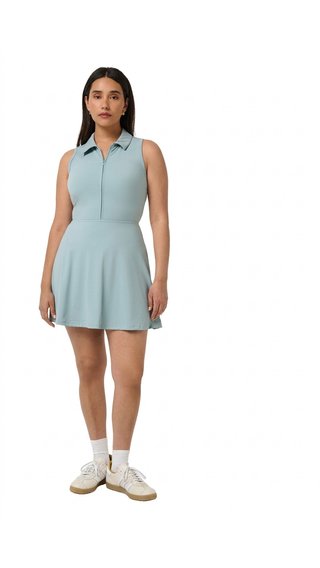Travis Mathew Moveknit Sleeveless Polo dames jurk, slate
