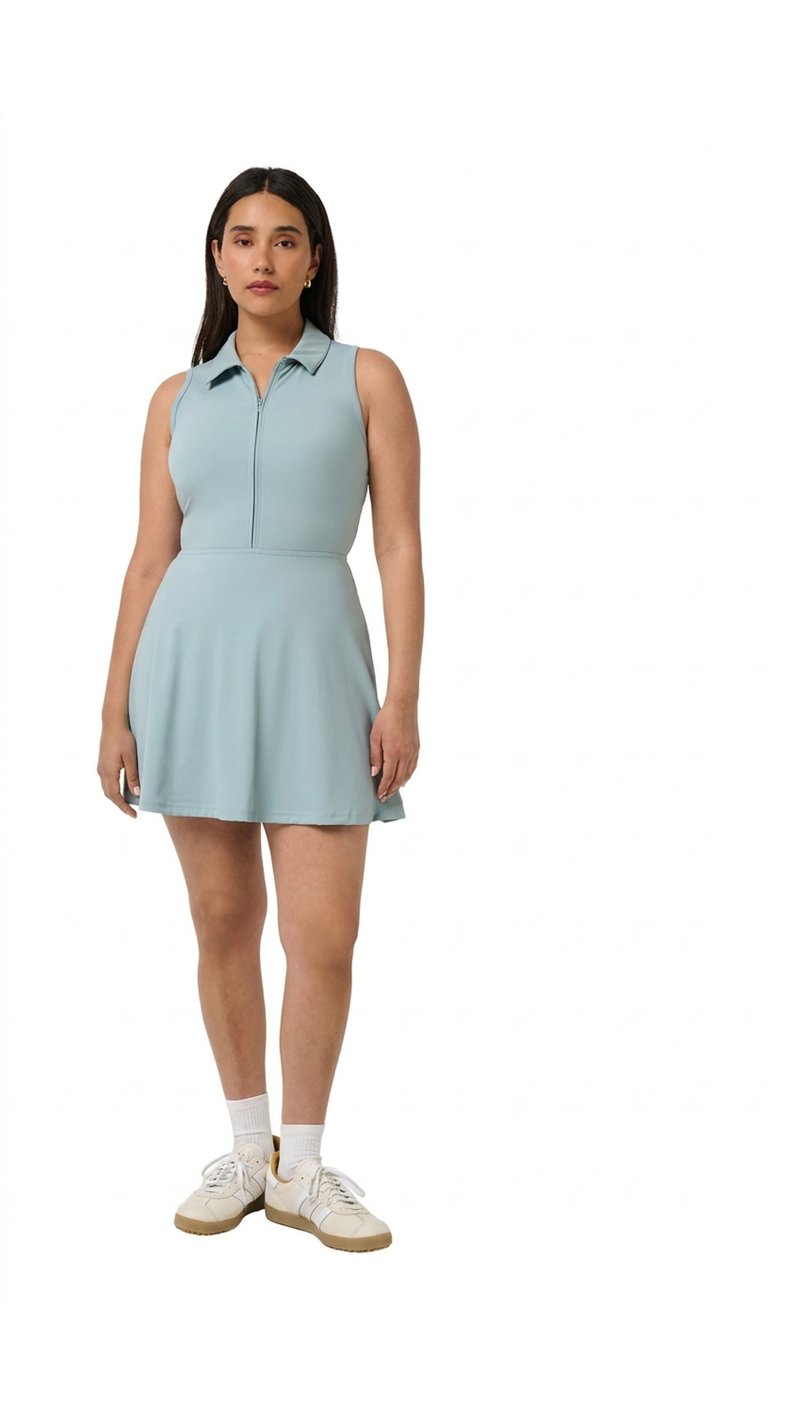 Travis Mathew Moveknit Sleeveless Polo dames jurk, slate
