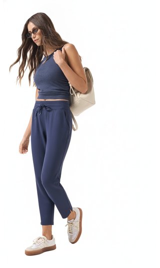 Travis Mathew Skyloft Soft Ankle dames broek, navy blazer