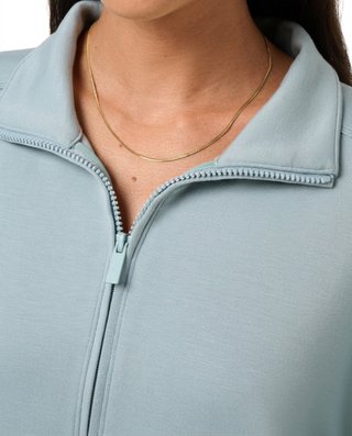 Travis Mathew Skyloft Soft Half Zip Pullover dames sweater, slate