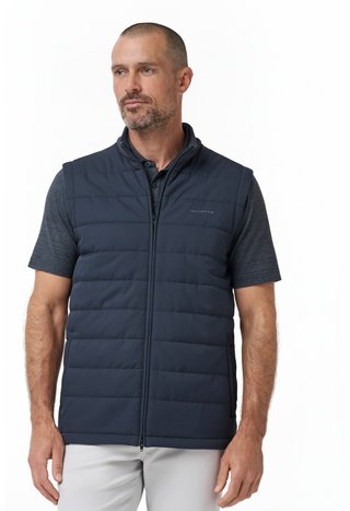 Travis Mathew Point Of Sail heren vest, mood indigo