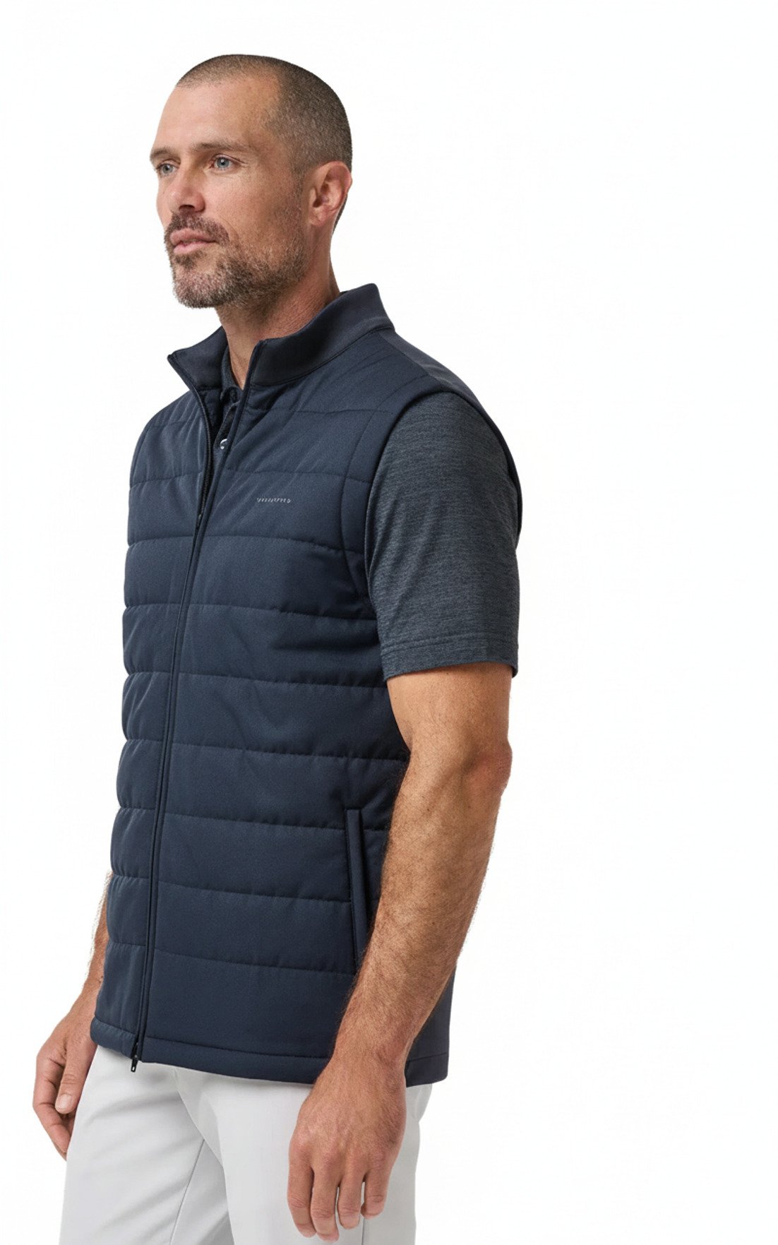 Travis Mathew Point Of Sail heren vest, mood indigo