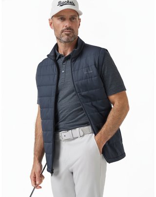 Travis Mathew Point Of Sail heren vest, mood indigo
