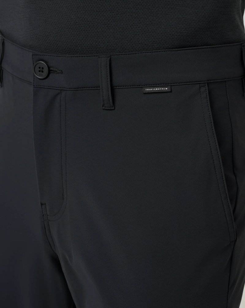 Travis Mathew Hero Hour Golf heren broek, zwart