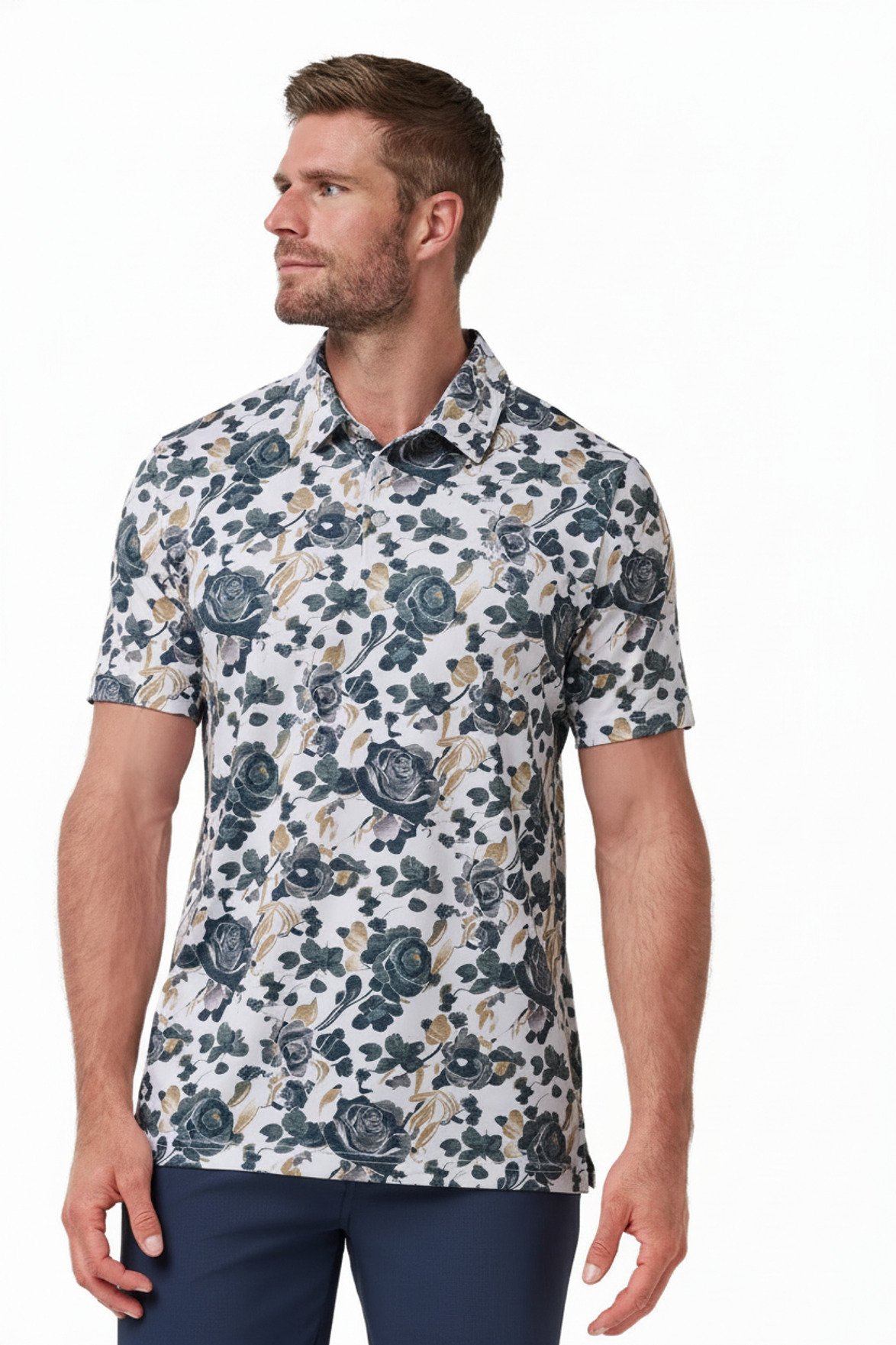 Travis Mathew Featherweight Villa heren polo, wit