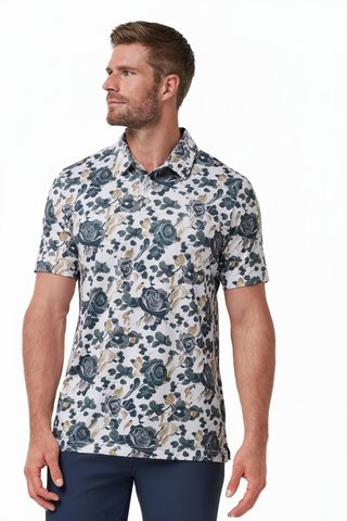 Travis Mathew Featherweight Villa heren polo, wit