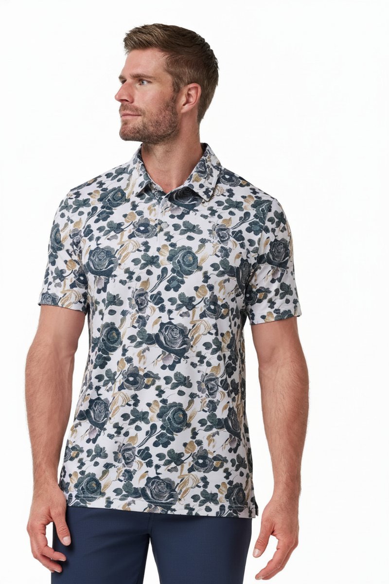 Travis Mathew Featherweight Villa heren polo, wit