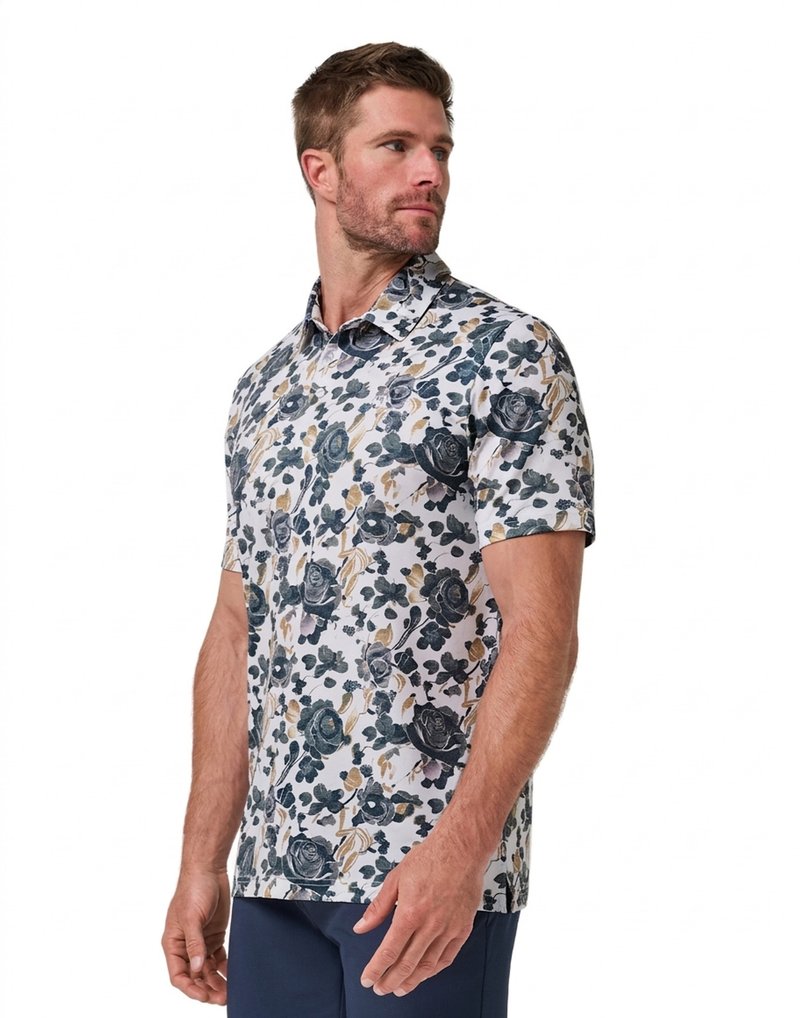 Travis Mathew Featherweight Villa heren polo, wit