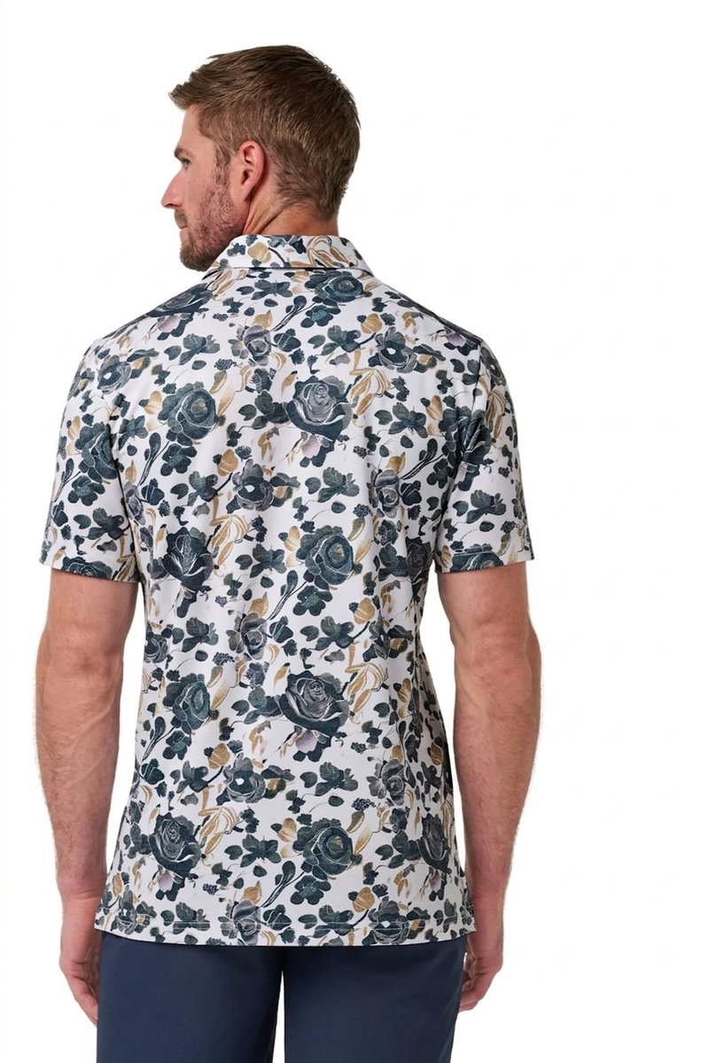 Travis Mathew Featherweight Villa heren polo, wit