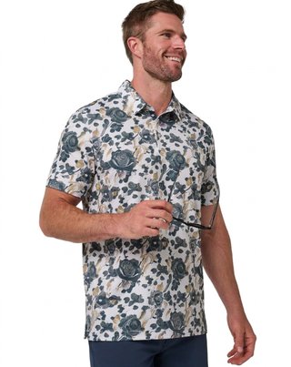 Travis Mathew Featherweight Villa heren polo, wit