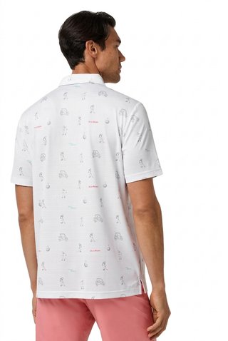Travis Mathew On A Mission heren polo, wit