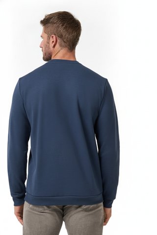 Travis Mathew TM Varsity Club Crew heren sweater, total eclipse