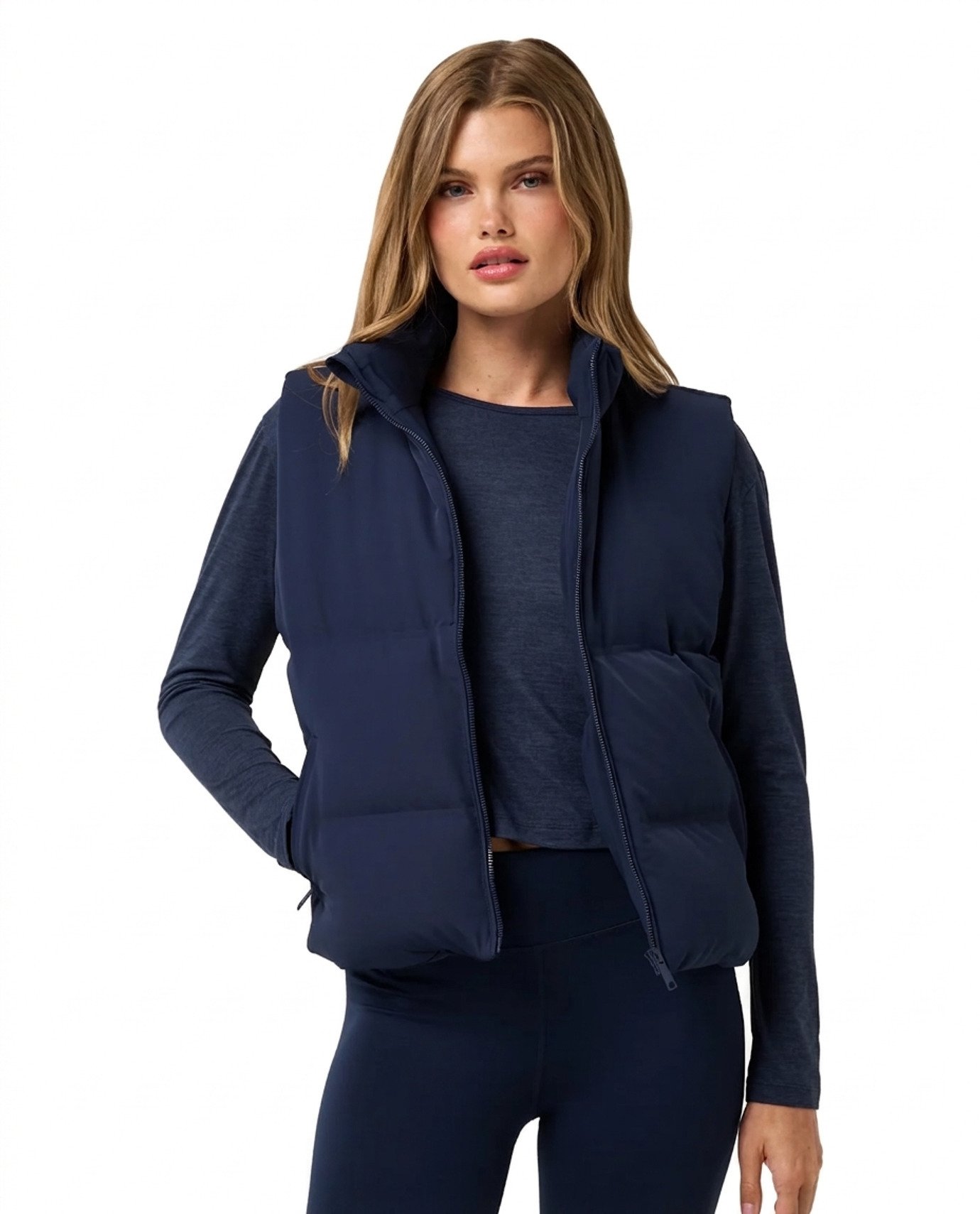 Travis Mathew Moontide Bonded 2.0 dames vest, navy blazer