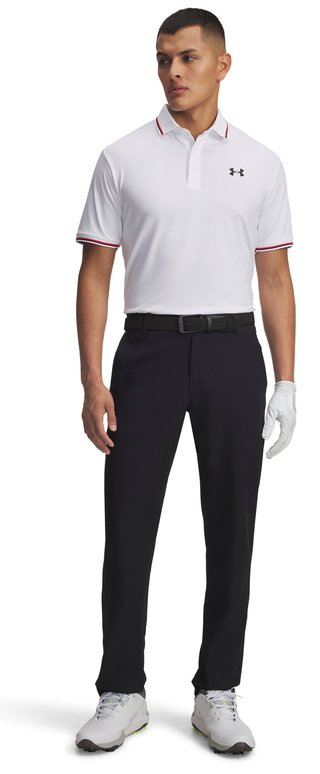 Under Armour Playoff 3.0 Rib heren polo, wit
