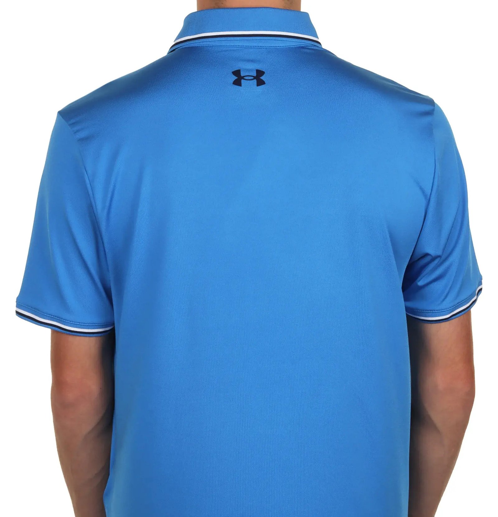 Under Armour Playoff 3.0 Rib heren polo, blue atlantis