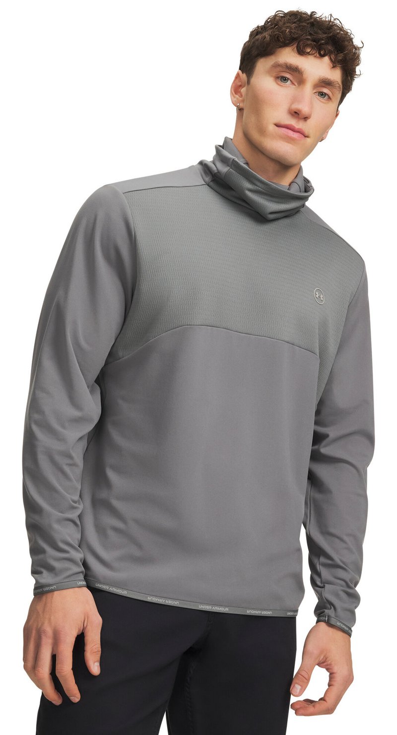 Under Armour Drive Funnel Pullover heren sweater, clay green/titanium
