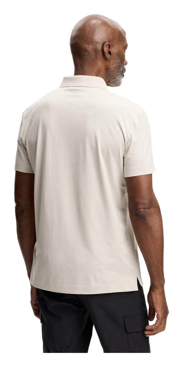 J.Lindeberg Bridge heren polo, moonbeam