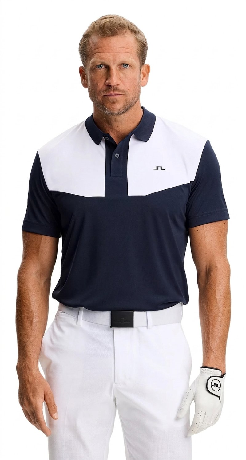 J.Lindeberg Calex heren polo, JLNavy