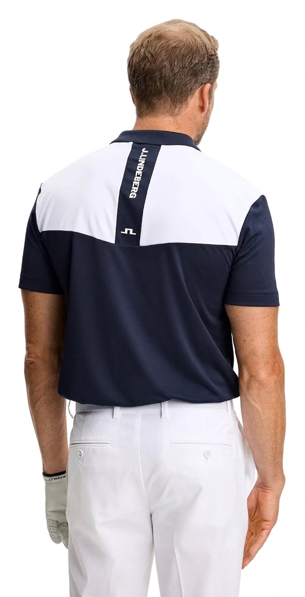 J.Lindeberg Calex heren polo, JLNavy