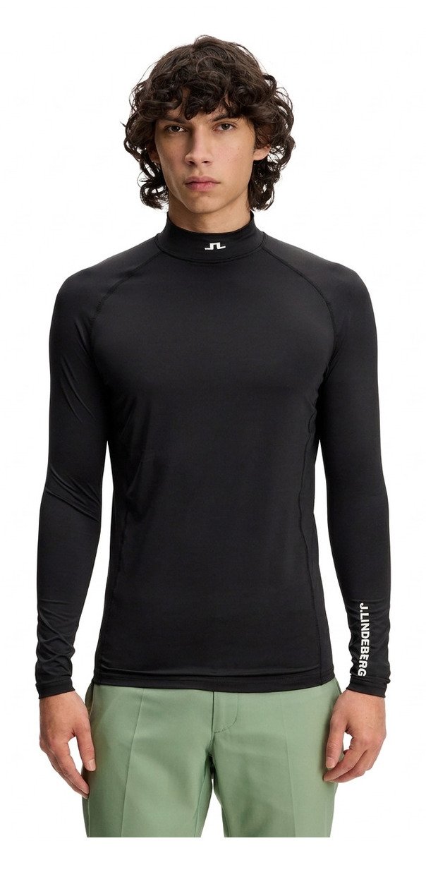 J.Lindeberg Ello Compression heren top, zwart