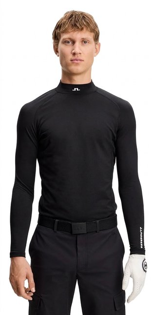J.Lindeberg Ello Brushed heren top, zwart