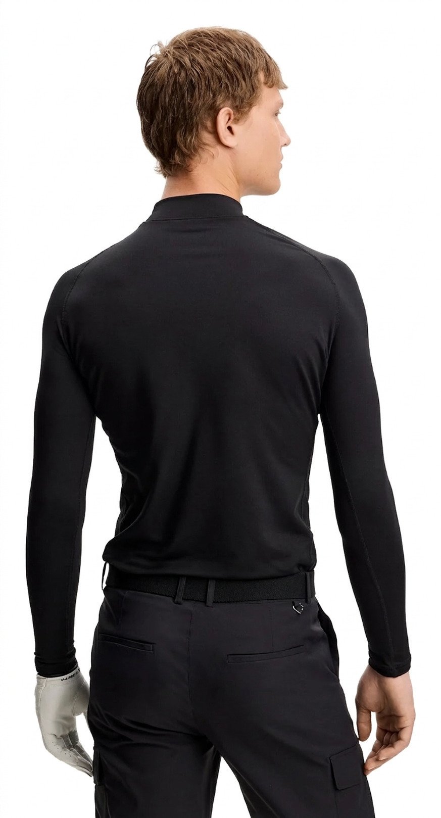 J.Lindeberg Ello Brushed heren top, zwart