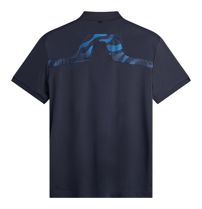 J.Lindeberg KV Print heren polo, JLNavy