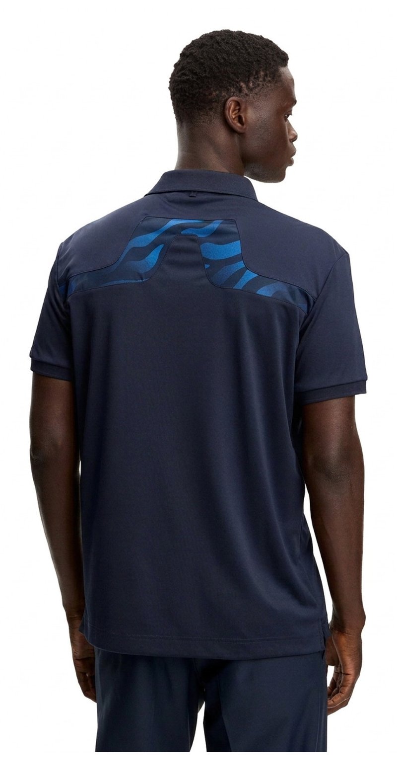 J.Lindeberg KV Print heren polo, JLNavy