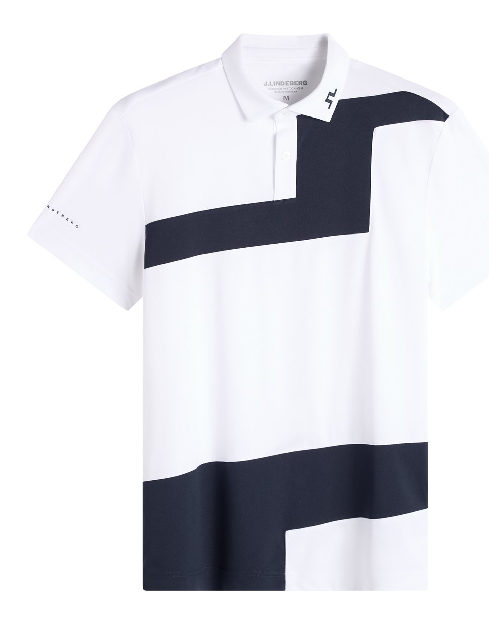 J.Lindeberg Sidd heren polo, wit