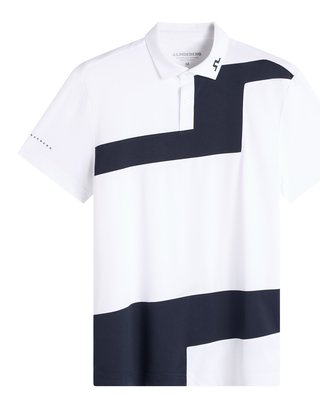 J.Lindeberg Sidd heren polo, wit